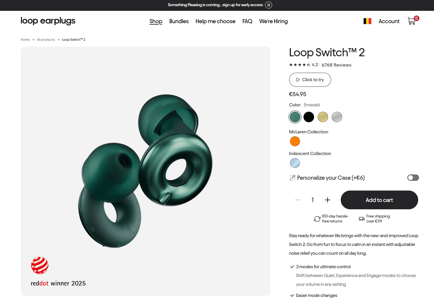 Loop Earplugs design 3