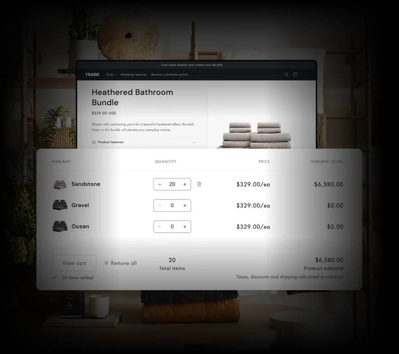 Shopify Plus agency building a unified B2B and D2C wholesale store