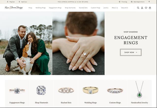Shopify theme development: clean, modern storefront built for performance